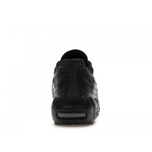 Кроссы Nike Air Max 95 Recraft Triple Black (GS) - подростковая сетка размеров