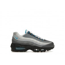 Подростковые кроссовки Nike Air Max 95 Recraft Grey Laser Blue (GS)