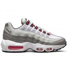 Подростковые кроссовки Nike Air Max 95 Recraft Flat Pewter Red (GS)