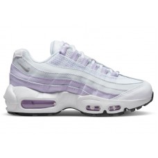 Подростковые кроссовки Nike Air Max 95 Recraft Whtie Violet Frost (GS)