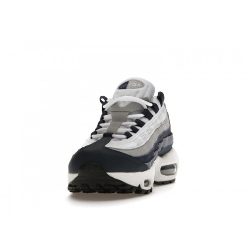 Кроссы Nike Air Max 95 Recraft Midnight Navy (GS) - подростковая сетка размеров