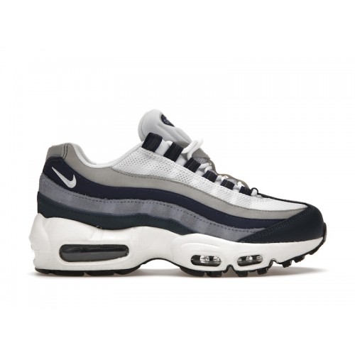 Кроссы Nike Air Max 95 Recraft Midnight Navy (GS) - подростковая сетка размеров