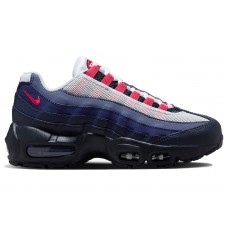 Подростковые кроссовки Nike Air Max 95 Recraft Dark Obsidian Track Red (GS)