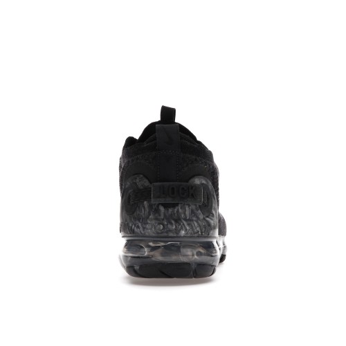 Кроссы Nike Air VaporMax 2020 Flyknit Black Dark Grey (GS) - подростковая сетка размеров