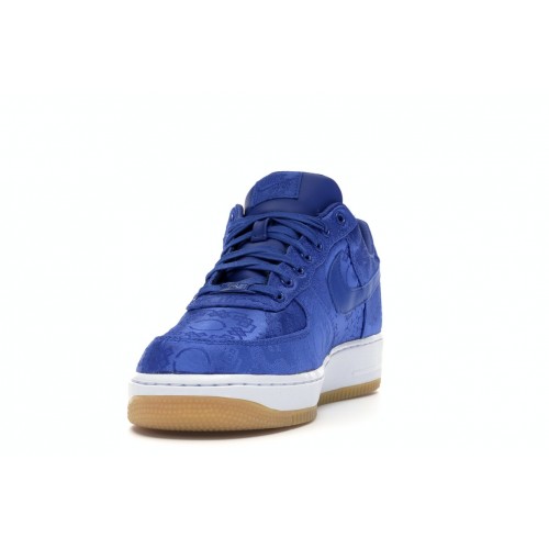 Кроссы Nike Air Force 1 Low CLOT Blue Silk - мужская сетка размеров