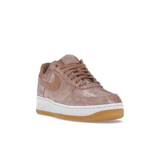 Кроссы Nike Air Force 1 Low CLOT Rose Gold Silk (Regular Box) - мужская сетка размеров