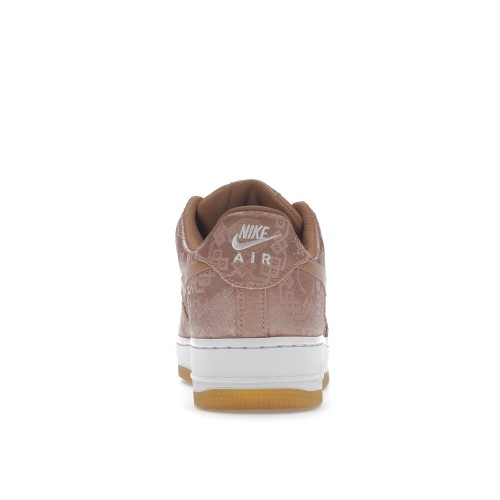 Кроссы Nike Air Force 1 Low CLOT Rose Gold Silk (Regular Box) - мужская сетка размеров