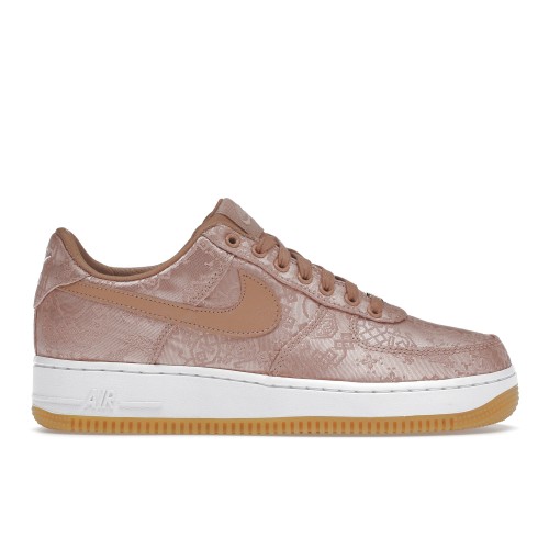 Кроссы Nike Air Force 1 Low CLOT Rose Gold Silk (Regular Box) - мужская сетка размеров