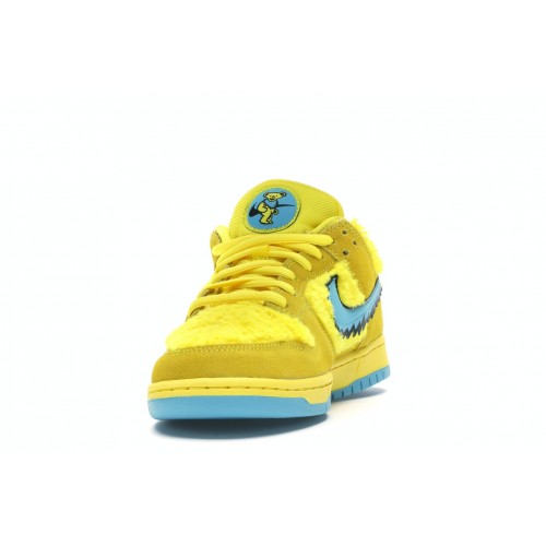 Кроссы Nike SB Dunk Low Grateful Dead Bears Opti Yellow - мужская сетка размеров