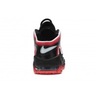 Кроссовки Nike Air More Uptempo Black White Laser Crimson