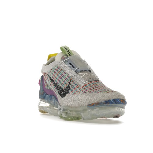 Кроссы Nike Air VaporMax 2020 Pure Platinum Multicolor - мужская сетка размеров