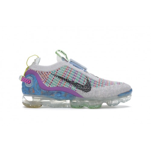 Кроссы Nike Air VaporMax 2020 Pure Platinum Multicolor (W) - женская сетка размеров