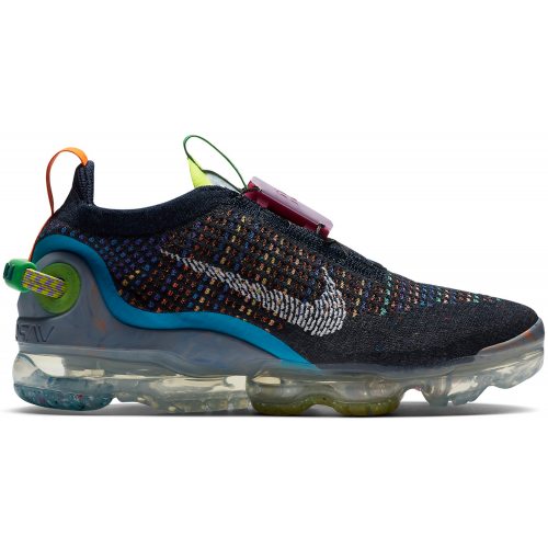 Кроссы Nike Air VaporMax 2020 Flyknit Deep Royal Blue Multi-Color (W) - женская сетка размеров