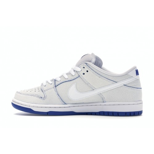 Кроссы Nike SB Dunk Low Premium White Game Royal - мужская сетка размеров