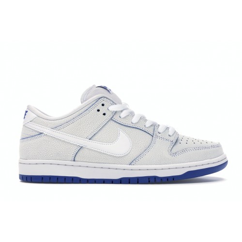 Кроссы Nike SB Dunk Low Premium White Game Royal - мужская сетка размеров