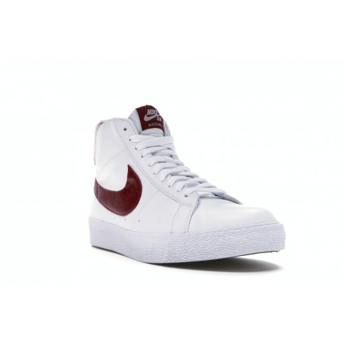 Кроссы Nike SB Blazer Mid Team Red - мужская сетка размеров