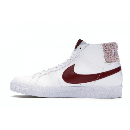 Кроссы Nike SB Blazer Mid Team Red - мужская сетка размеров