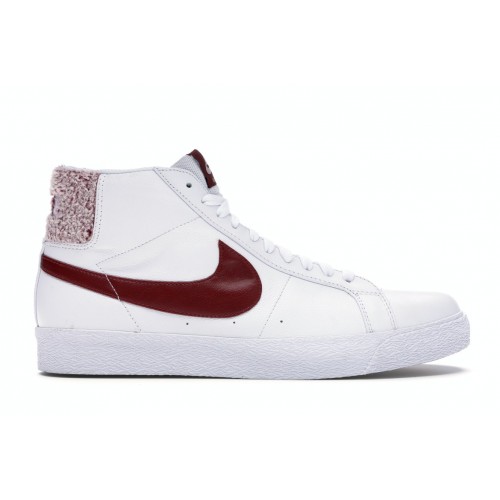 Кроссы Nike SB Blazer Mid Team Red - мужская сетка размеров