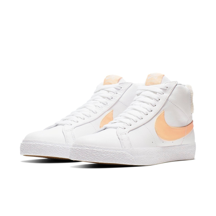 Nike SB Zoom Blazer Mid White Celestial Gold - мужская сетка размеров Nike SB Zoom Blazer Mid White Celestial Gold - мужская сетка размеров