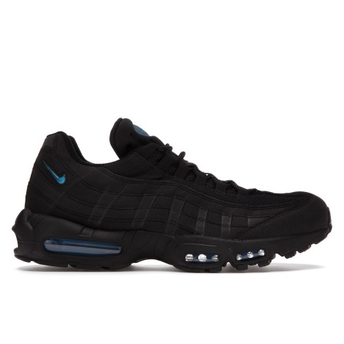 Кроссы Nike Air Max 95 Black Imperial Blue (atmos Exclusive) - мужская сетка размеров