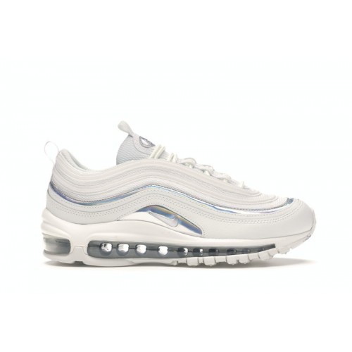 Кроссы Nike Air Max 97 Iridescent White (W) - женская сетка размеров