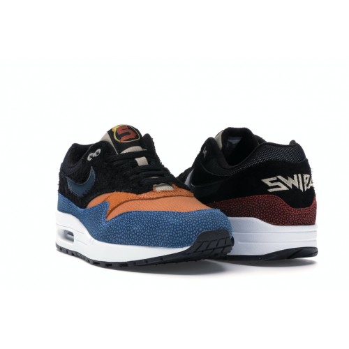 Кроссы Nike Air Max 1 Swipa - мужская сетка размеров