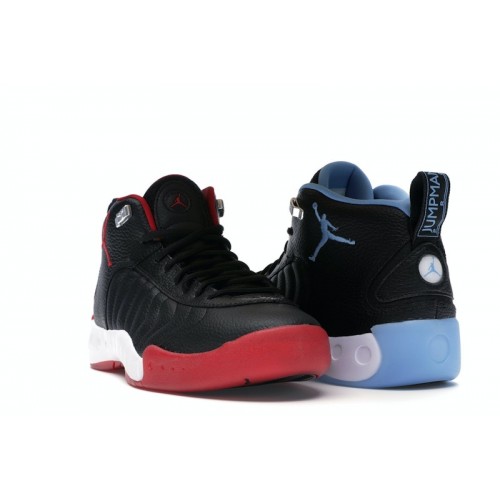 Jordan Jumpman Pro Black Gym Red University Blue - мужская сетка размеров Jordan Jumpman Pro Black Gym Red University Blue - мужская сетка размеров