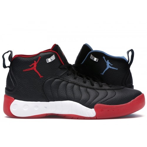Jordan Jumpman Pro Black Gym Red University Blue - мужская сетка размеров