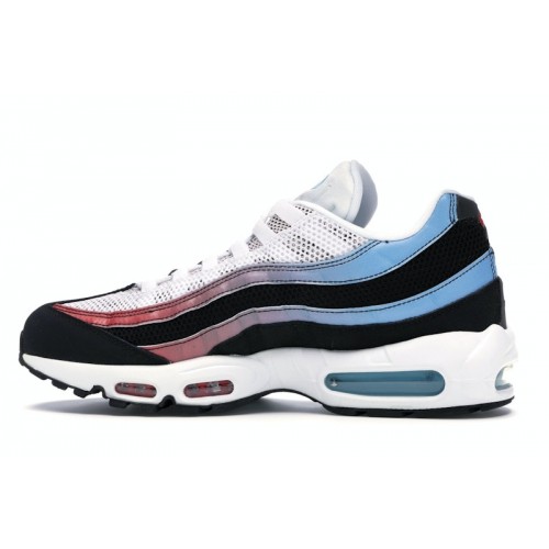 Nike Air Max 95 Blue Red Gradient - мужская сетка размеров