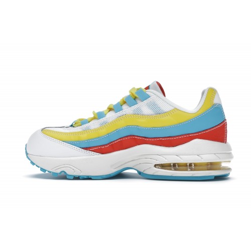 Кроссы Nike Air Max 95 Blue Fury (PS) - детская сетка размеров