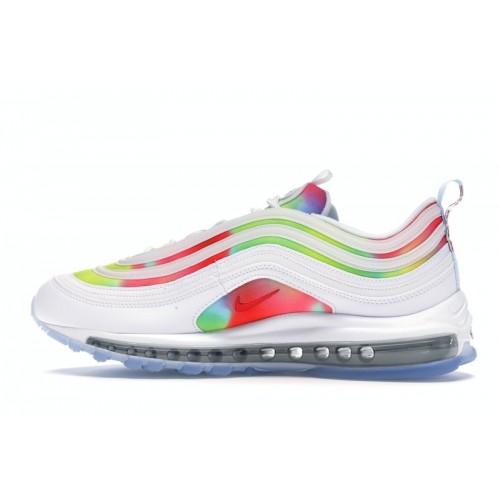 Кроссы Nike Air Max 97 Tie Dye Chicago - мужская сетка размеров