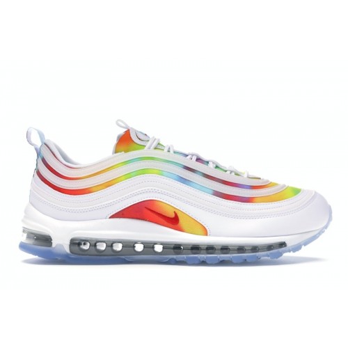 Кроссы Nike Air Max 97 Tie Dye Chicago - мужская сетка размеров