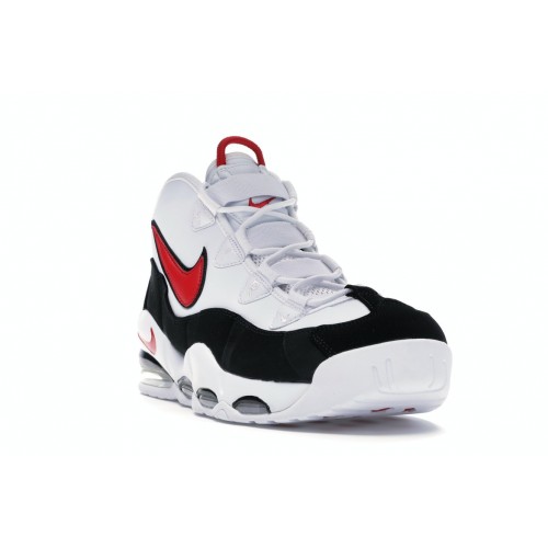 Кроссы Nike Air Max Uptempo 95 White Red Black - мужская сетка размеров