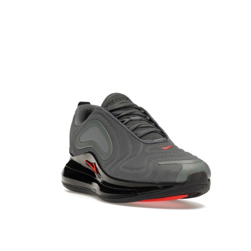 Кроссы Nike Air Max 720 Cool Grey Bright Crimson Black - мужская сетка размеров