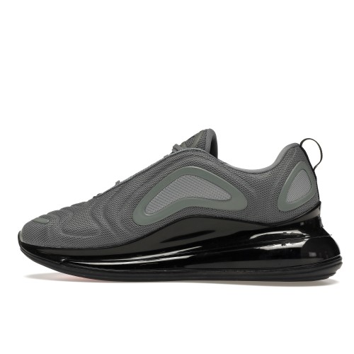 Кроссы Nike Air Max 720 Cool Grey Bright Crimson Black - мужская сетка размеров