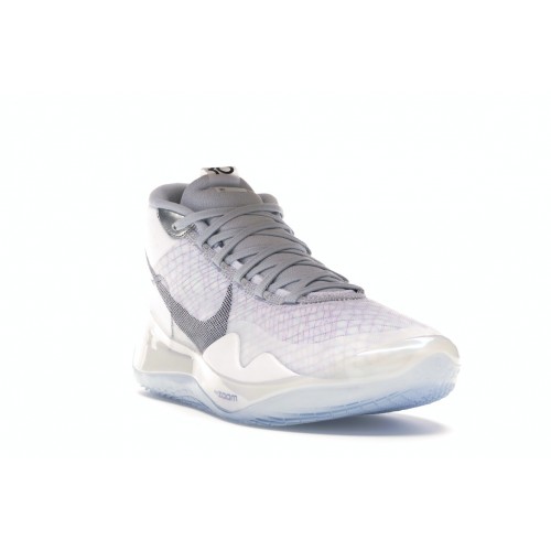 Кроссы Nike KD 12 White Wolf Grey - мужская сетка размеров