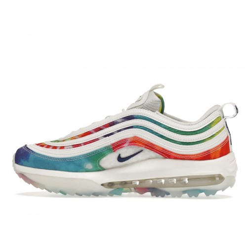 Кроссы Nike Air Max 97 Golf Tie Dye - мужская сетка размеров