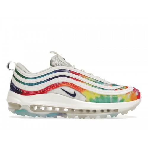 Кроссы Nike Air Max 97 Golf Tie Dye - мужская сетка размеров