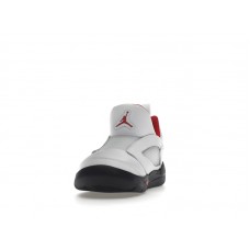 Детские Jordan 5 Retro Little Flex White Black University Red (PS)