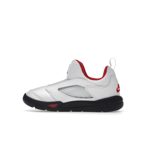 Кроссы Jordan 5 Retro Little Flex White Black University Red (PS) - детская сетка размеров