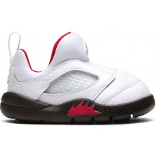 Малышам Jordan 5 Retro Little Flex White Black University Red (TD)