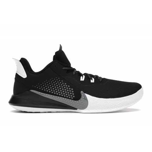Кроссы Nike Mamba Fury Black White Smoke Grey - мужская сетка размеров