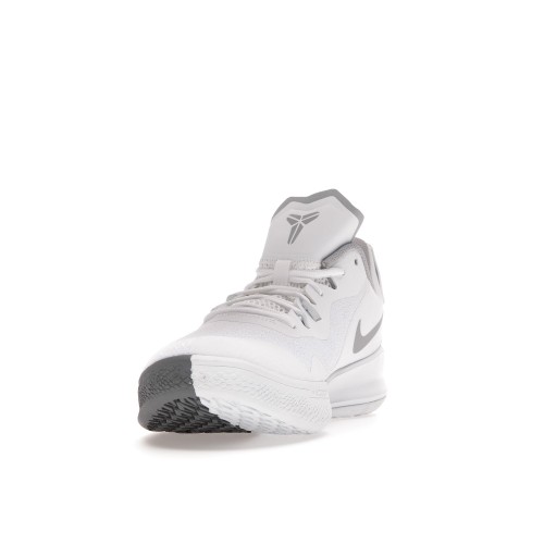 Кроссы Nike Mamba Fury White Wolf Grey - мужская сетка размеров