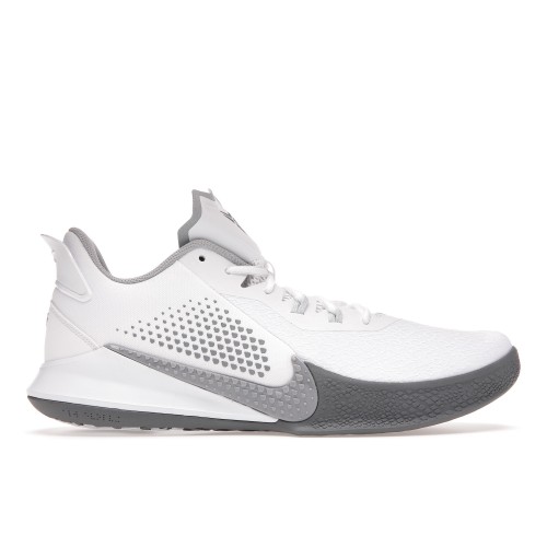 Кроссы Nike Mamba Fury White Wolf Grey - мужская сетка размеров