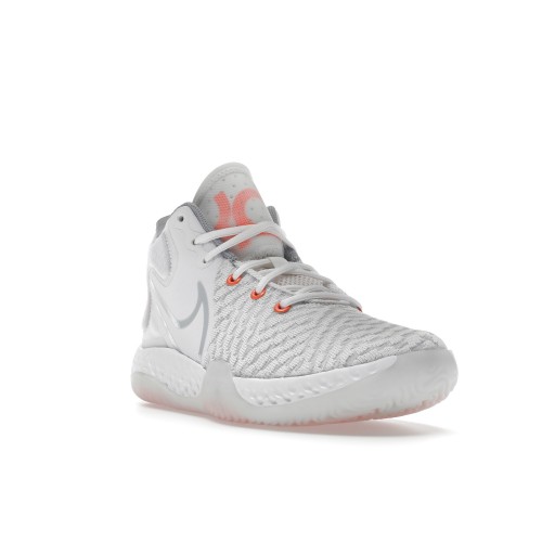 Кроссы Nike KD Trey 5 VIII White Total Orange - мужская сетка размеров