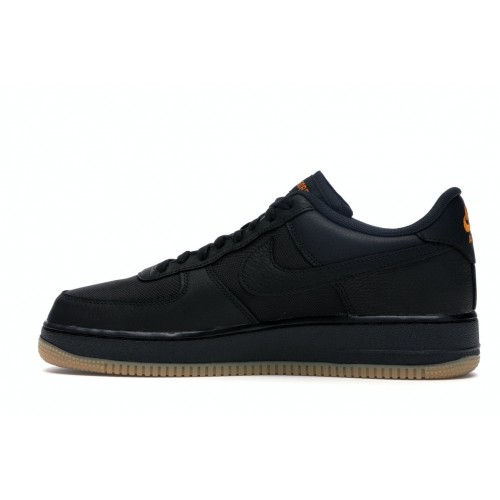 Кроссы Nike Air Force 1 Low Gore-Tex Black Light Carbon - мужская сетка размеров