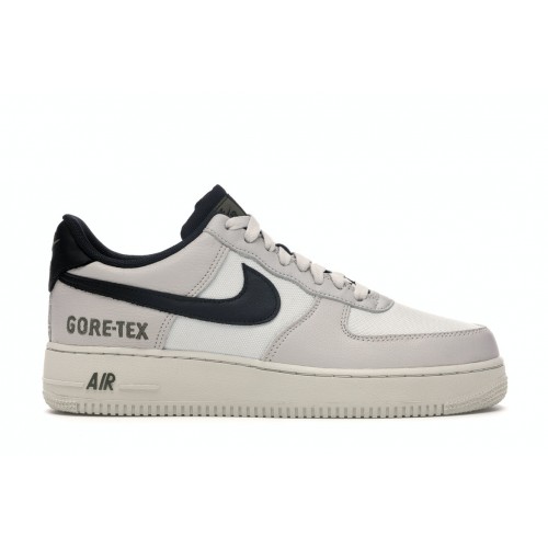 Кроссы Nike Air Force 1 Low Gore-Tex White Sail Black - мужская сетка размеров
