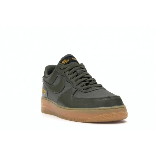 Кроссы Nike Air Force 1 Low Gore-Tex Medium Olive - мужская сетка размеров
