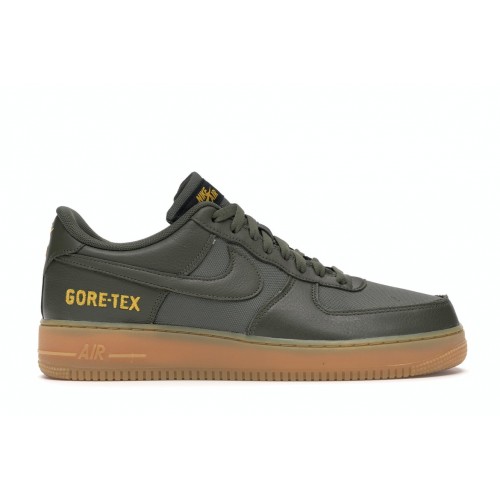 Кроссы Nike Air Force 1 Low Gore-Tex Medium Olive - мужская сетка размеров