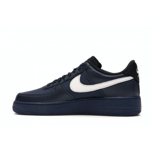 Кроссы Nike Air Force 1 Low Gore-Tex Obsidian - мужская сетка размеров